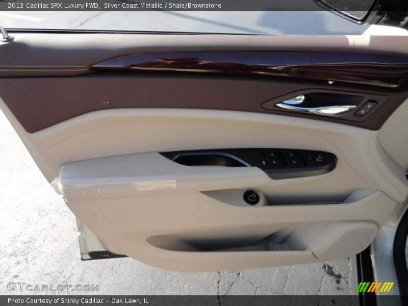 Silver Coast Metallic / Shale/Brownstone 2013 Cadillac SRX Luxury FWD