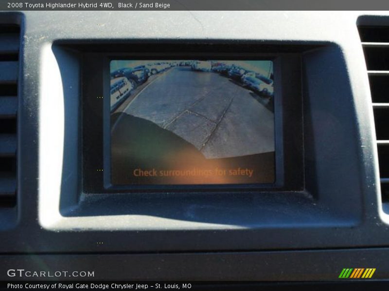 Black / Sand Beige 2008 Toyota Highlander Hybrid 4WD