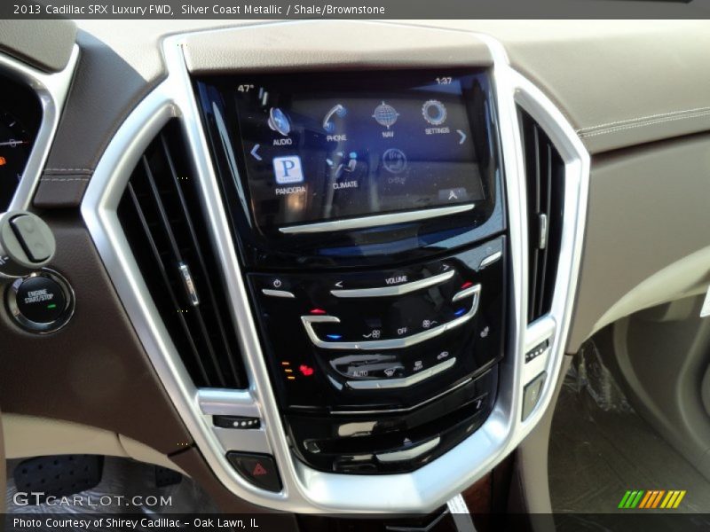 Silver Coast Metallic / Shale/Brownstone 2013 Cadillac SRX Luxury FWD