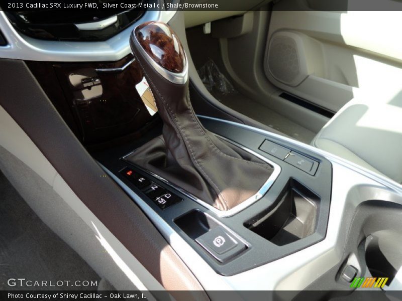 Silver Coast Metallic / Shale/Brownstone 2013 Cadillac SRX Luxury FWD