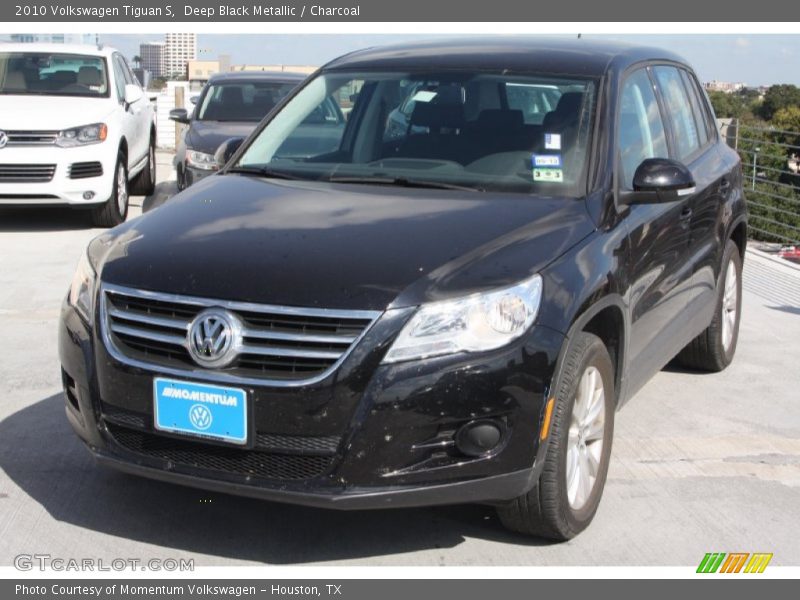 Deep Black Metallic / Charcoal 2010 Volkswagen Tiguan S