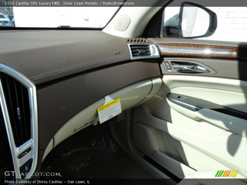 Silver Coast Metallic / Shale/Brownstone 2013 Cadillac SRX Luxury FWD