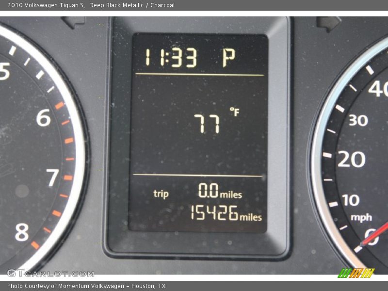 Deep Black Metallic / Charcoal 2010 Volkswagen Tiguan S