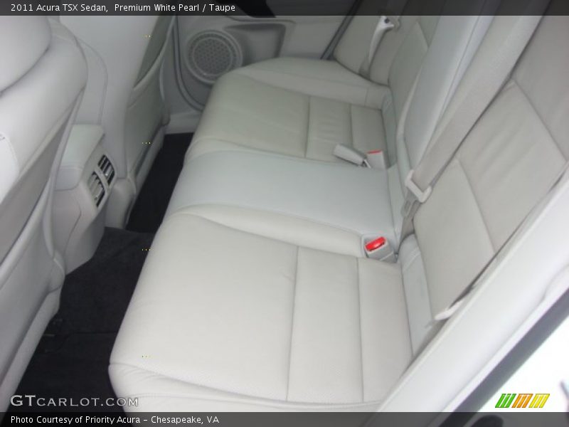 Premium White Pearl / Taupe 2011 Acura TSX Sedan