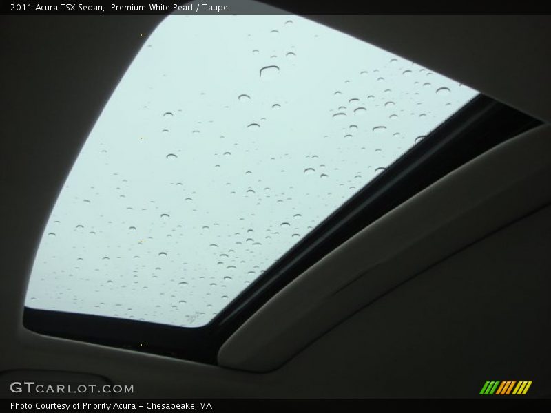 Premium White Pearl / Taupe 2011 Acura TSX Sedan