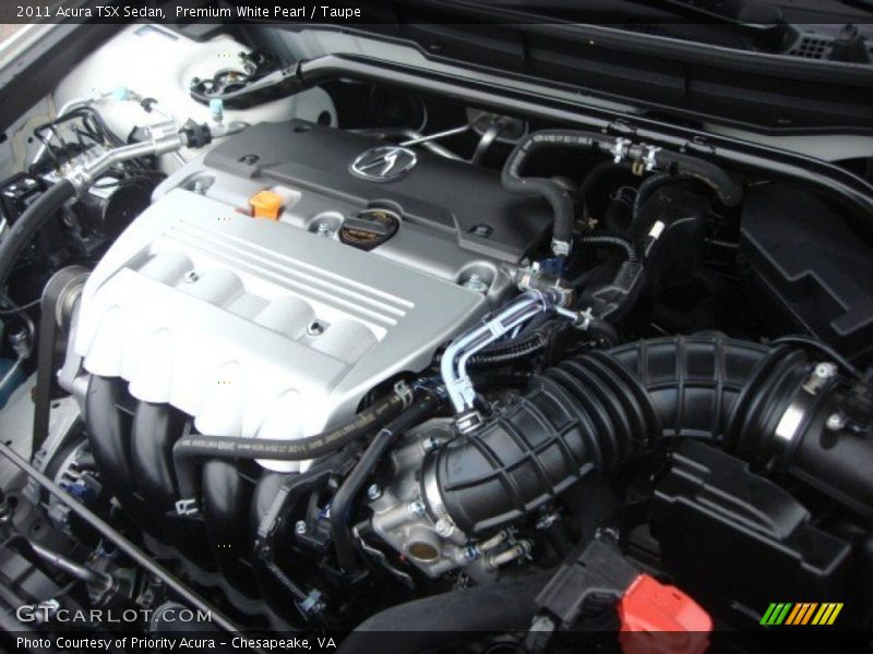 Premium White Pearl / Taupe 2011 Acura TSX Sedan