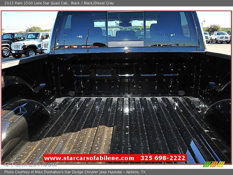 Black / Black/Diesel Gray 2013 Ram 1500 Lone Star Quad Cab