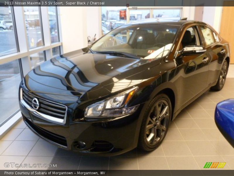 Super Black / Charcoal 2013 Nissan Maxima 3.5 SV Sport