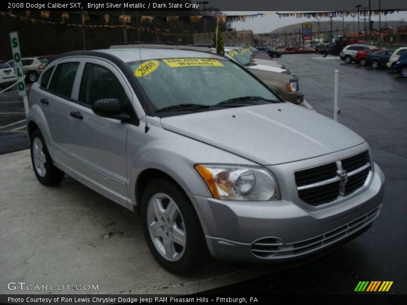 Bright Silver Metallic / Dark Slate Gray 2008 Dodge Caliber SXT
