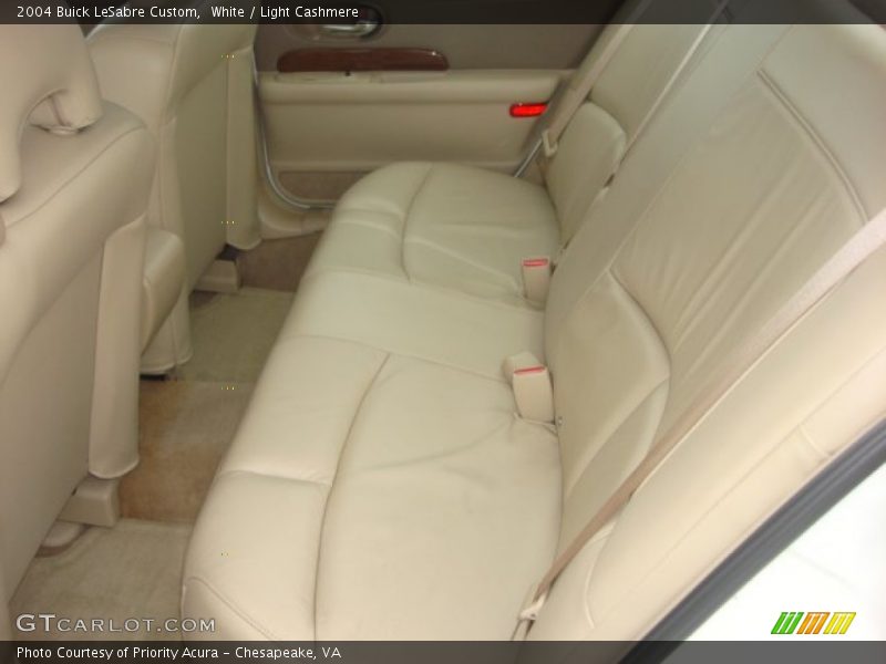 Rear Seat of 2004 LeSabre Custom