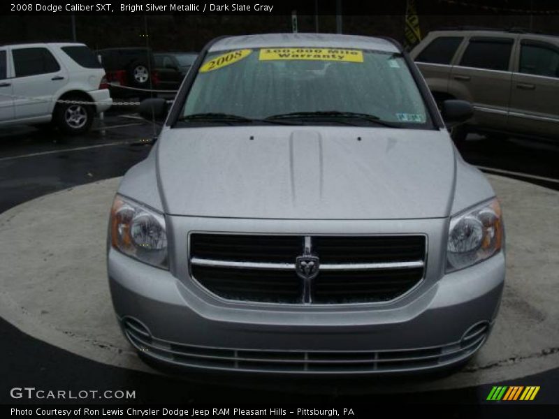 Bright Silver Metallic / Dark Slate Gray 2008 Dodge Caliber SXT