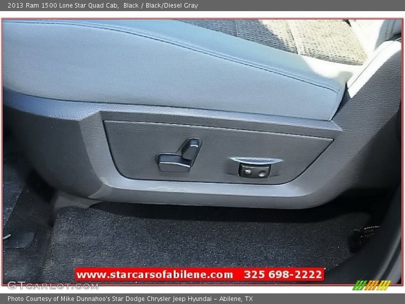 Black / Black/Diesel Gray 2013 Ram 1500 Lone Star Quad Cab