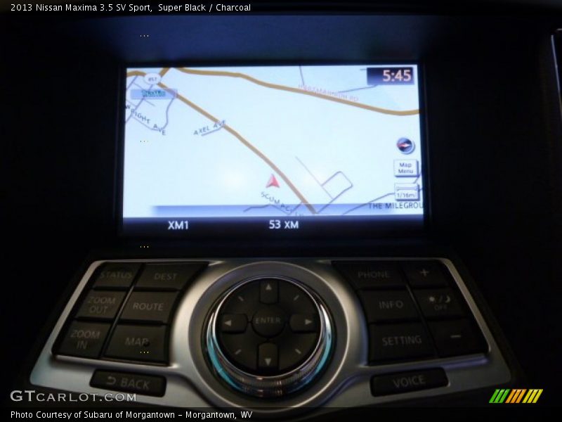 Navigation of 2013 Maxima 3.5 SV Sport