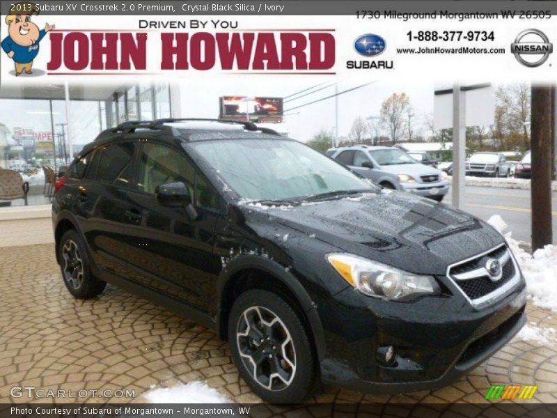 Crystal Black Silica / Ivory 2013 Subaru XV Crosstrek 2.0 Premium