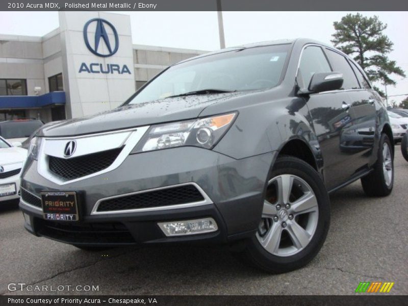 Polished Metal Metallic / Ebony 2010 Acura MDX