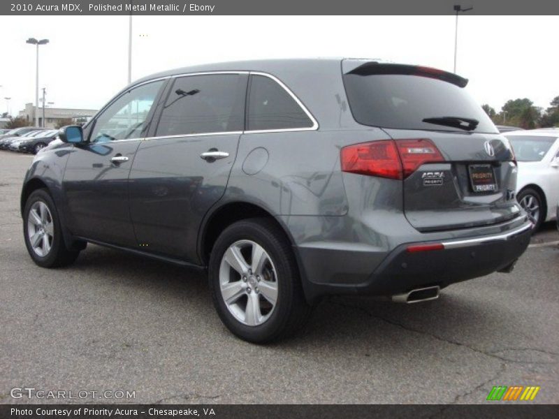 Polished Metal Metallic / Ebony 2010 Acura MDX