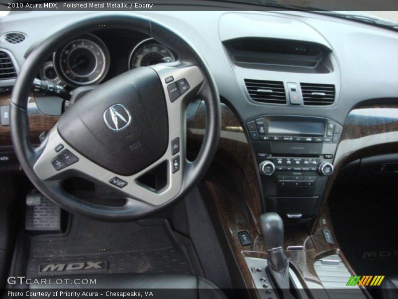 Polished Metal Metallic / Ebony 2010 Acura MDX