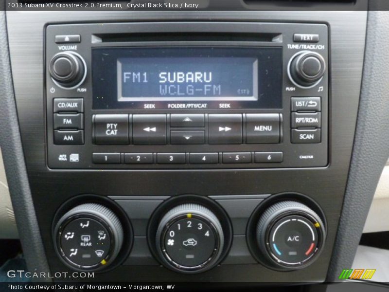 Audio System of 2013 XV Crosstrek 2.0 Premium