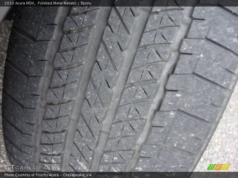 Polished Metal Metallic / Ebony 2010 Acura MDX