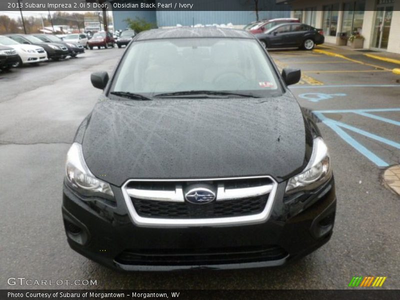Obsidian Black Pearl / Ivory 2013 Subaru Impreza 2.0i 5 Door