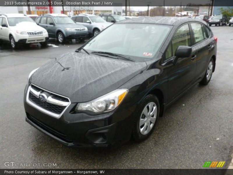 Obsidian Black Pearl / Ivory 2013 Subaru Impreza 2.0i 5 Door