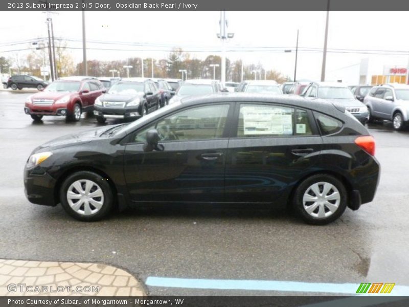 Obsidian Black Pearl / Ivory 2013 Subaru Impreza 2.0i 5 Door