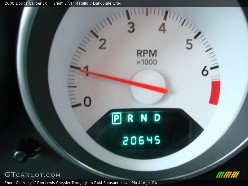 Bright Silver Metallic / Dark Slate Gray 2008 Dodge Caliber SXT