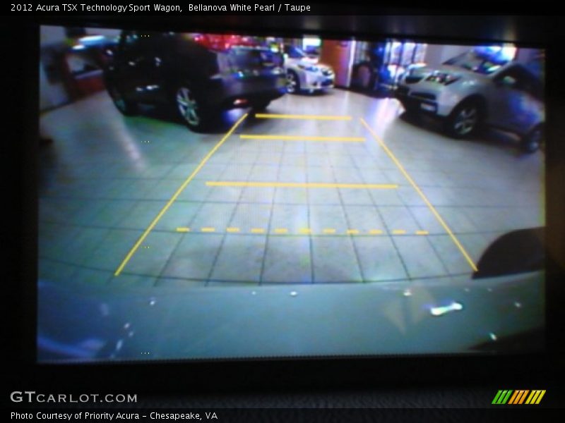 Bellanova White Pearl / Taupe 2012 Acura TSX Technology Sport Wagon