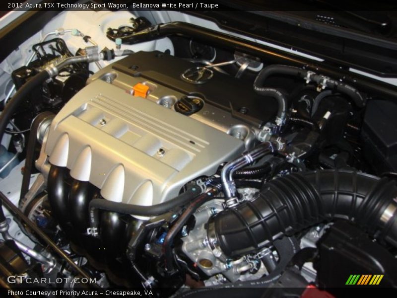  2012 TSX Technology Sport Wagon Engine - 2.4 Liter DOHC 16-Valve VTEC 4 Cylinder
