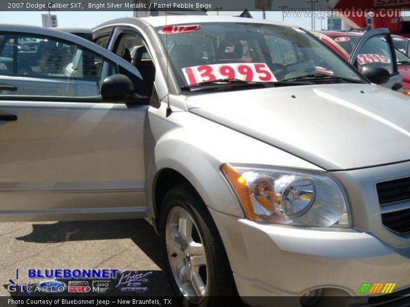 Bright Silver Metallic / Pastel Pebble Beige 2007 Dodge Caliber SXT