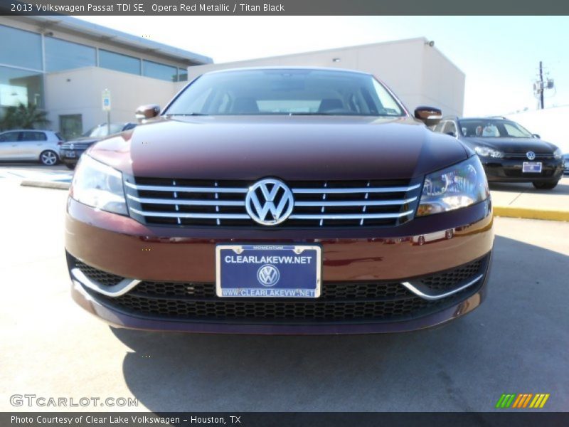 Opera Red Metallic / Titan Black 2013 Volkswagen Passat TDI SE
