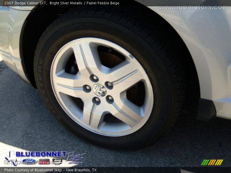 Bright Silver Metallic / Pastel Pebble Beige 2007 Dodge Caliber SXT