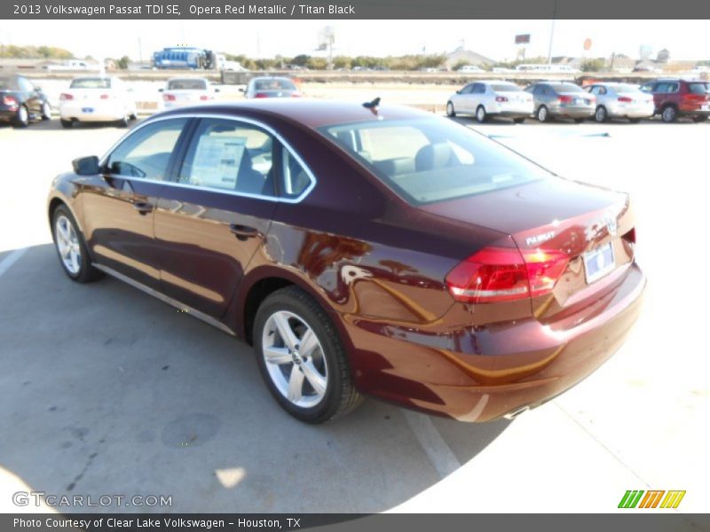 Opera Red Metallic / Titan Black 2013 Volkswagen Passat TDI SE