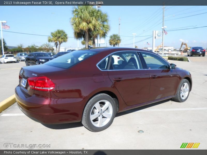 Opera Red Metallic / Titan Black 2013 Volkswagen Passat TDI SE