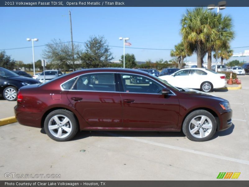 Opera Red Metallic / Titan Black 2013 Volkswagen Passat TDI SE