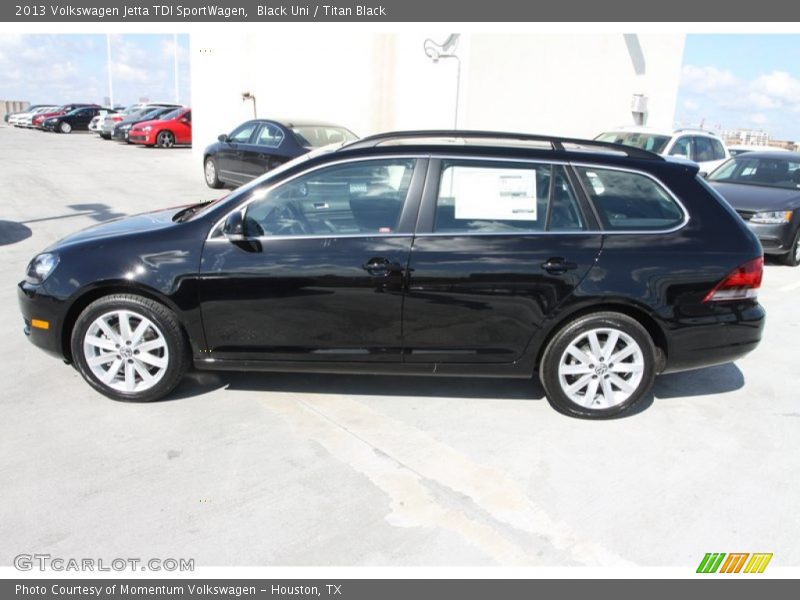 Black Uni / Titan Black 2013 Volkswagen Jetta TDI SportWagen