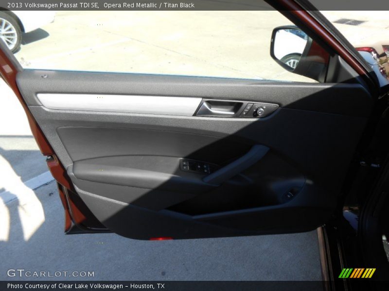 Opera Red Metallic / Titan Black 2013 Volkswagen Passat TDI SE