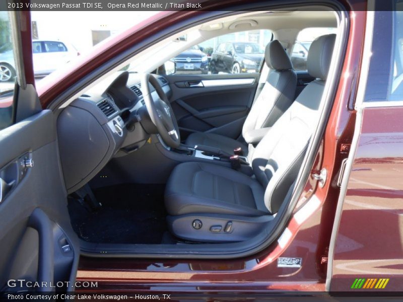 Opera Red Metallic / Titan Black 2013 Volkswagen Passat TDI SE