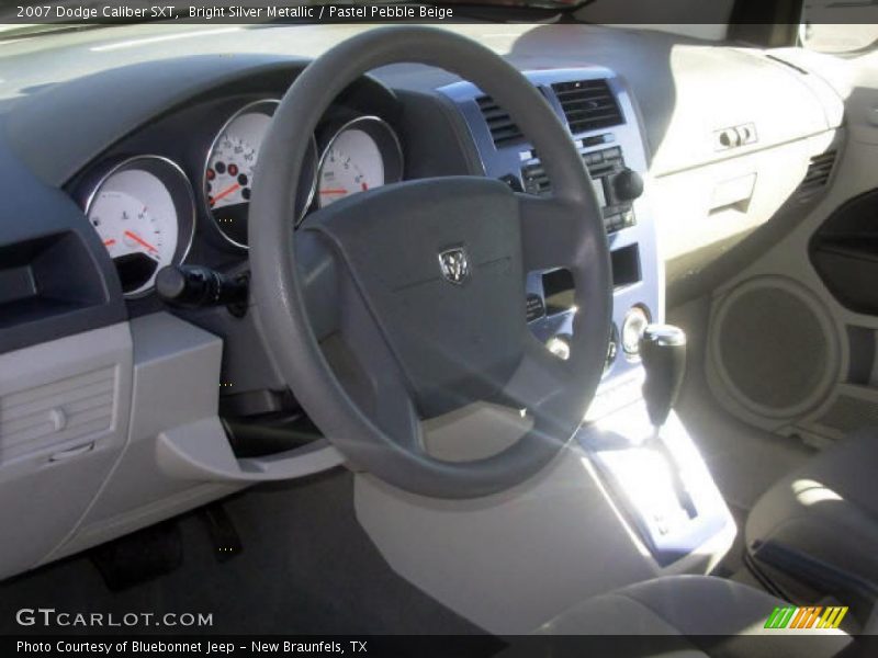Bright Silver Metallic / Pastel Pebble Beige 2007 Dodge Caliber SXT