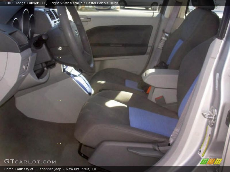 Bright Silver Metallic / Pastel Pebble Beige 2007 Dodge Caliber SXT