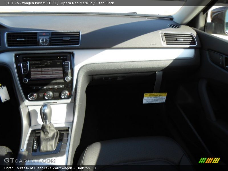 Opera Red Metallic / Titan Black 2013 Volkswagen Passat TDI SE