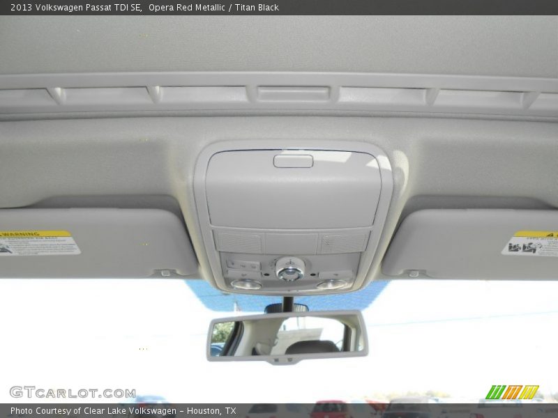 Opera Red Metallic / Titan Black 2013 Volkswagen Passat TDI SE