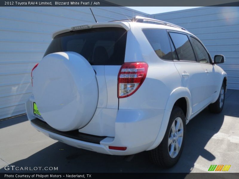 Blizzard White Pearl / Ash 2012 Toyota RAV4 Limited