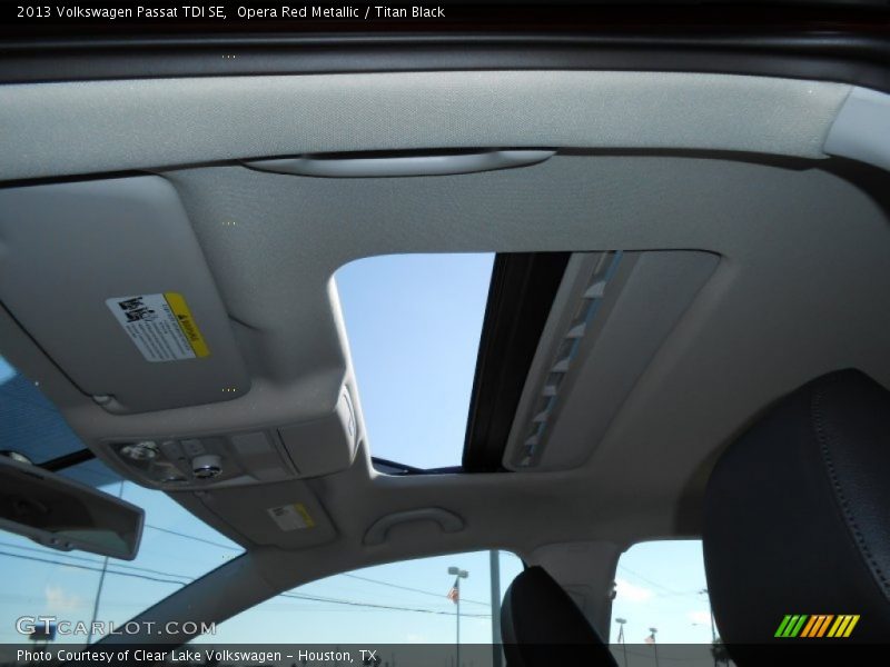 Opera Red Metallic / Titan Black 2013 Volkswagen Passat TDI SE