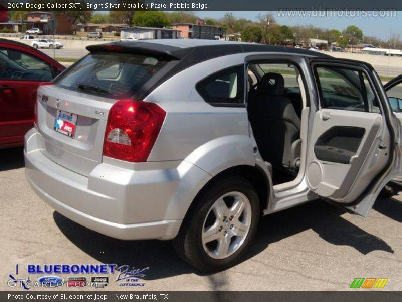 Bright Silver Metallic / Pastel Pebble Beige 2007 Dodge Caliber SXT