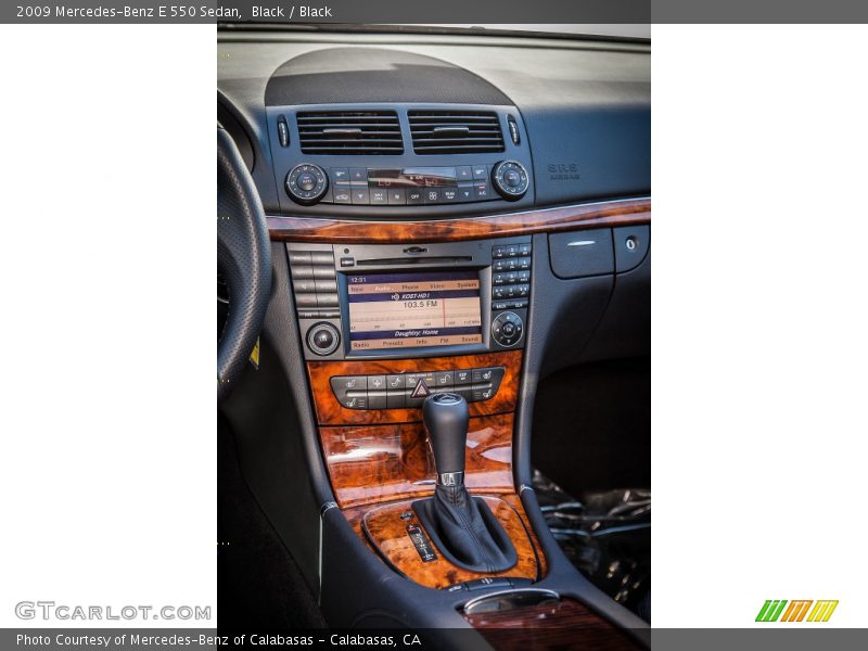 Black / Black 2009 Mercedes-Benz E 550 Sedan