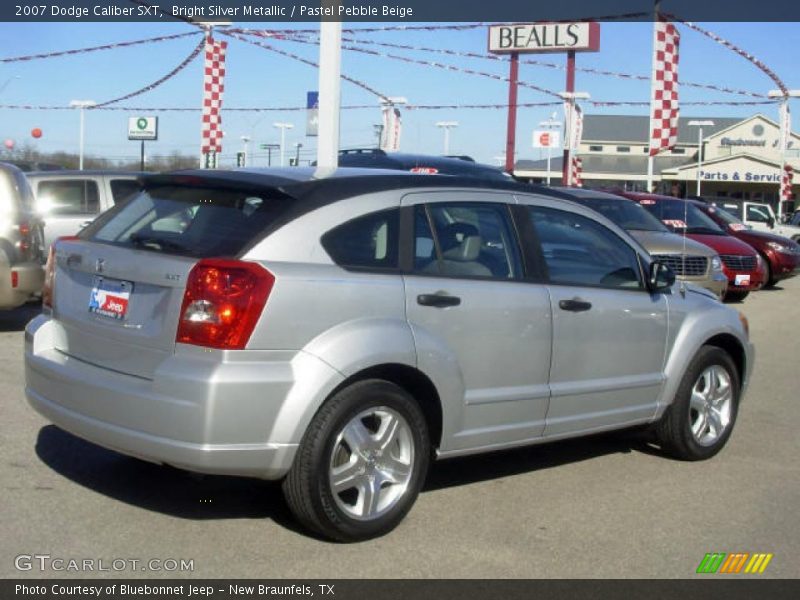 Bright Silver Metallic / Pastel Pebble Beige 2007 Dodge Caliber SXT