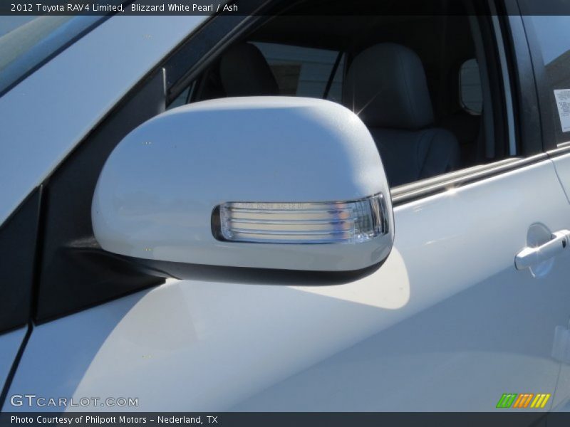 Blizzard White Pearl / Ash 2012 Toyota RAV4 Limited