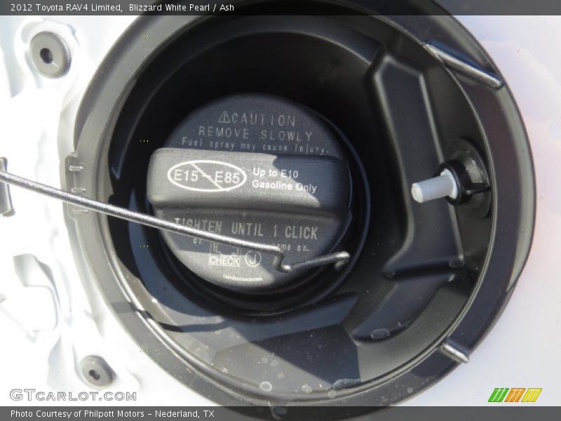 Blizzard White Pearl / Ash 2012 Toyota RAV4 Limited