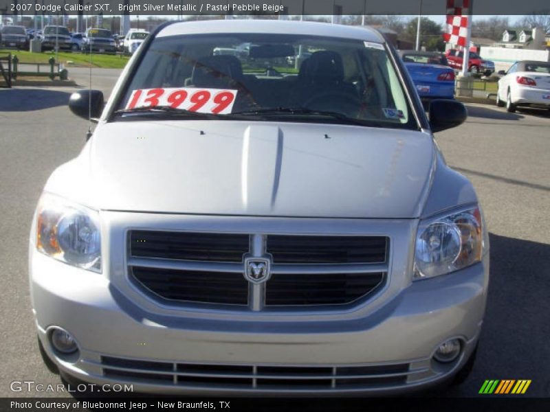 Bright Silver Metallic / Pastel Pebble Beige 2007 Dodge Caliber SXT